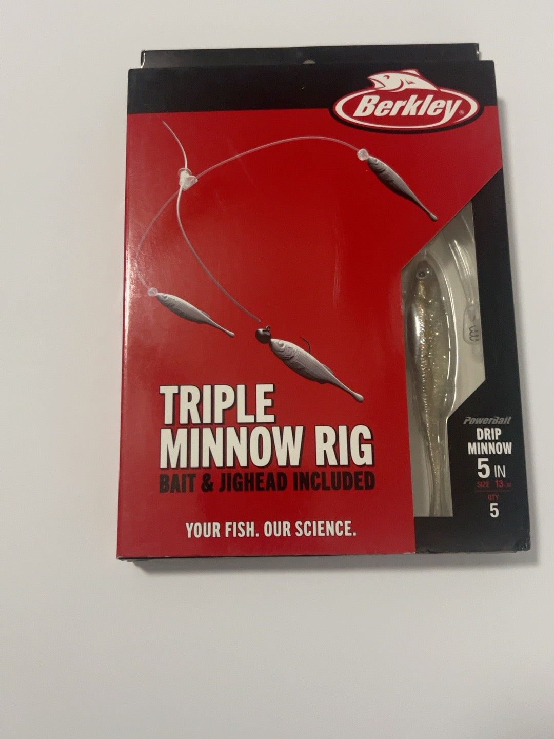 Berkley Triple Minnow Rig – 5" PowerBait Drip Minnow