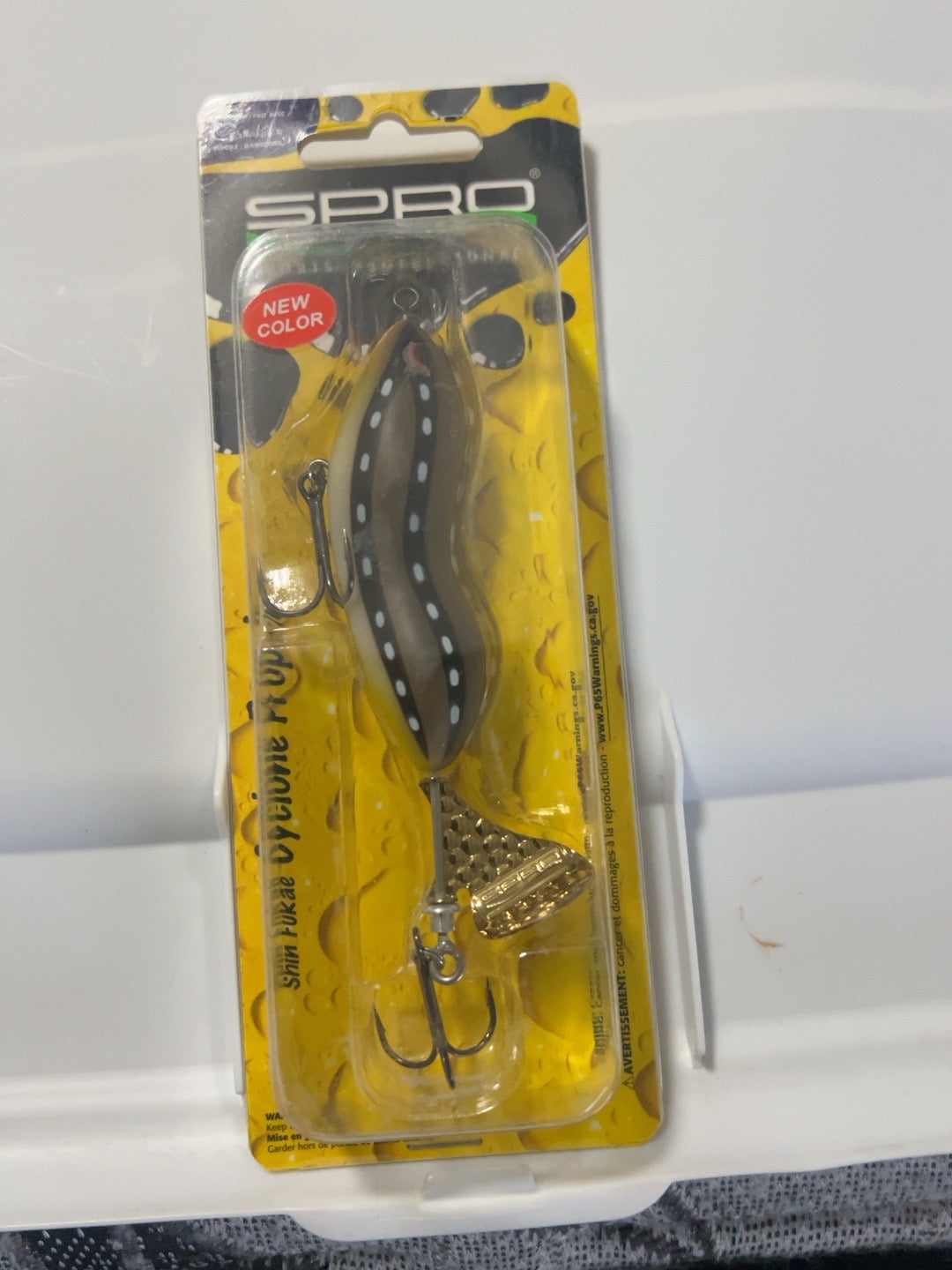 SPRO Cyclone Prop Jr. Topwater Lure – Matte Squirrel – 5/8 oz