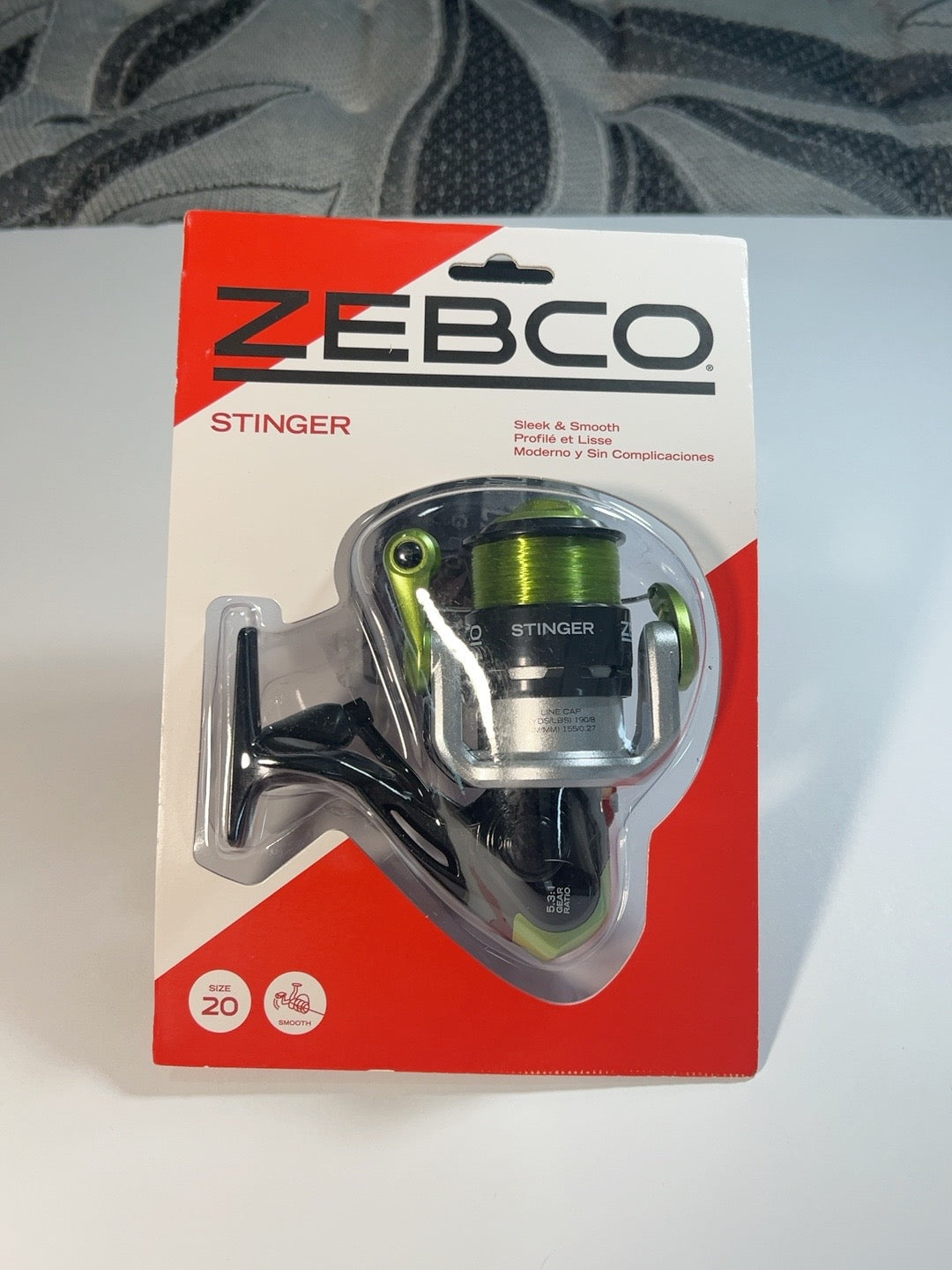 Zebco Stinger SSP20A Spinning Reel – Size 20 – 5.3:1