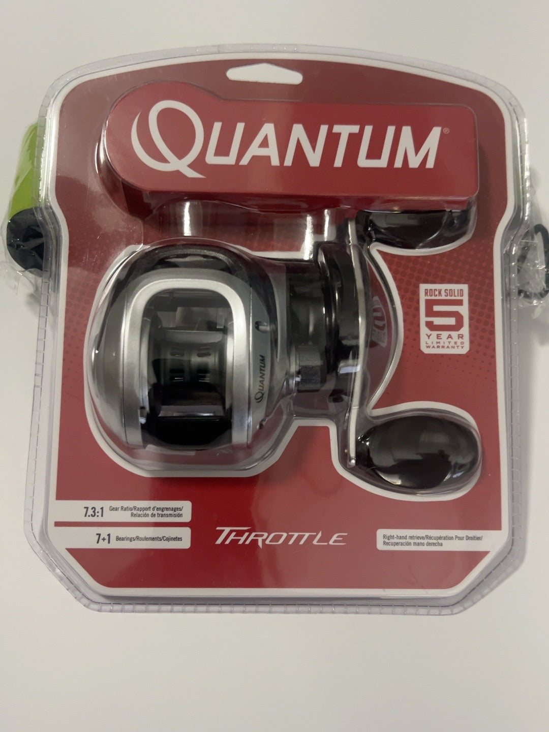 Quantum Throttle TH100HC Baitcasting Reel – Right Hand – 7.3:1