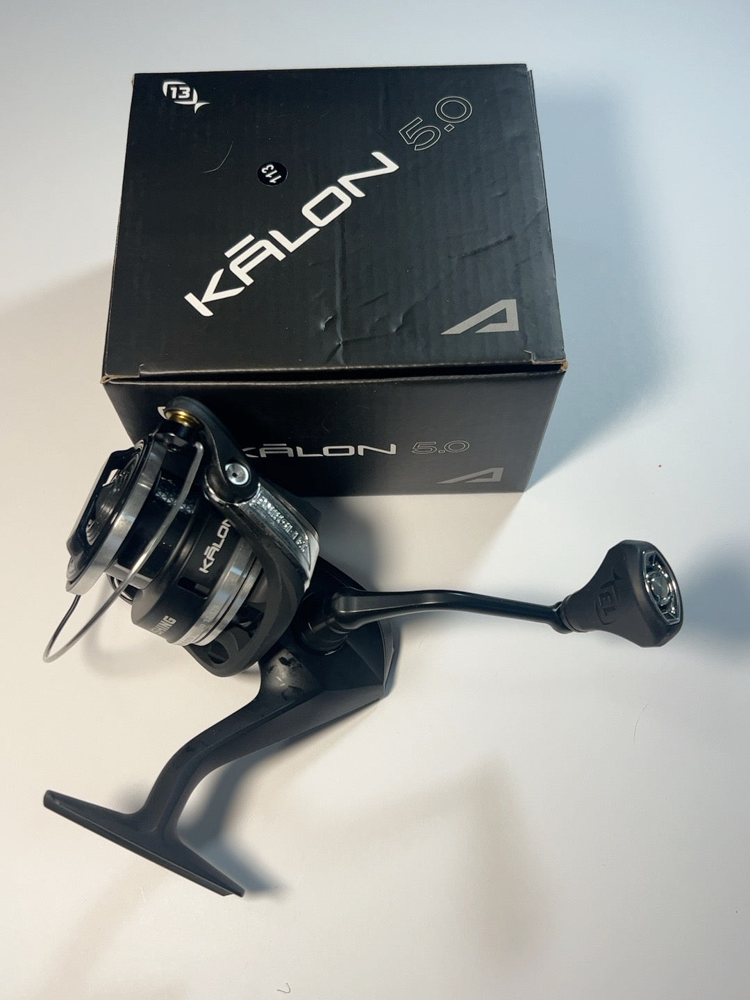 13 Fishing Kalon 5.0 Spinning Reel – Size 5000 – Black/Silver